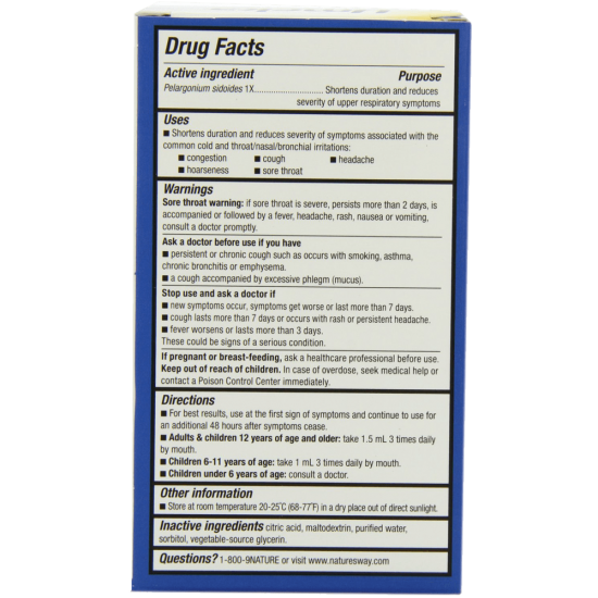 Nature's Way Umcka Original Alcohol Free Drops 2 Ounce