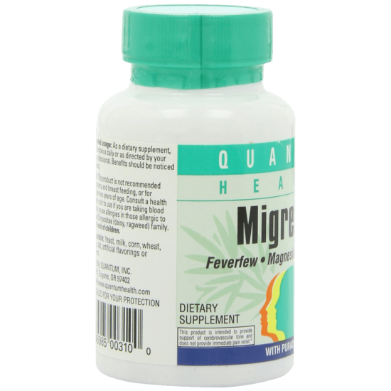 Quantum Migrelief 60 Tabs 1 Bottle